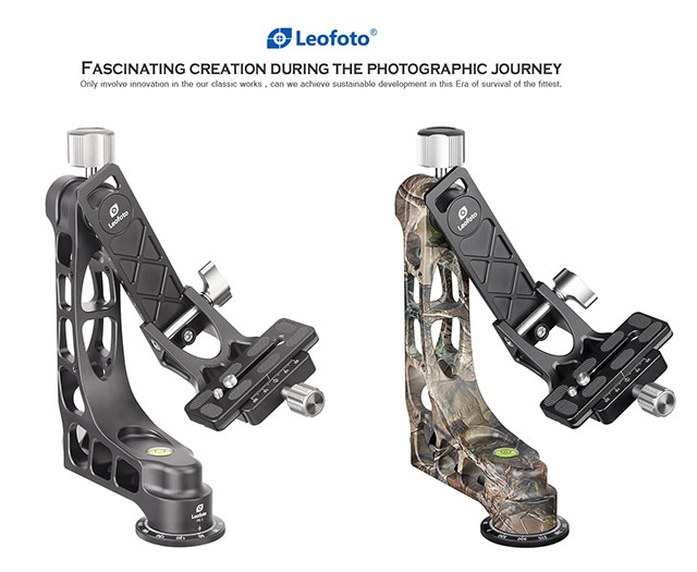 Leofoto PG-1とProMediaGear GKJr. Katana Pro Gimbal Tripod Head